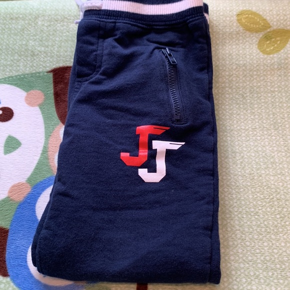 Janie and Jack navy nautical sweat pants size 3 toddler - Picture 4 of 4